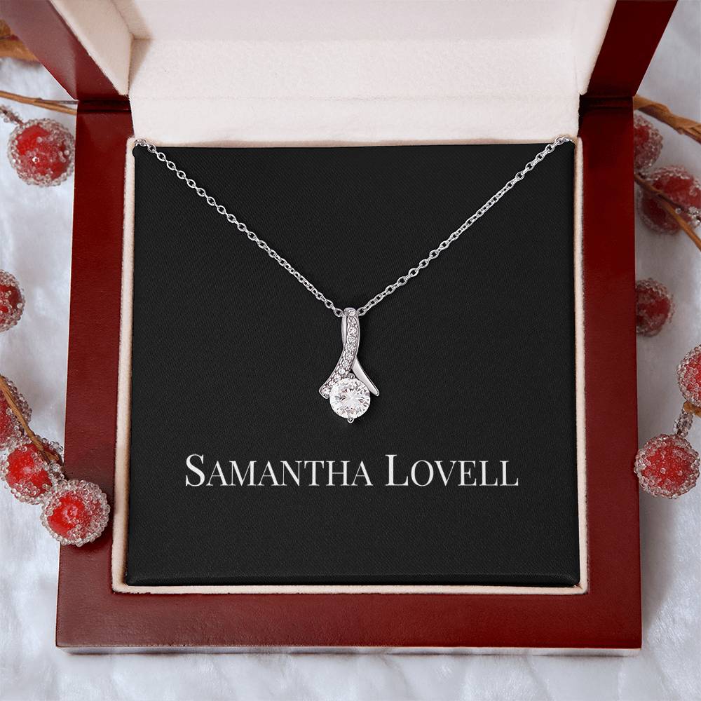 Celestial Bond Necklace - 14k White Gold finish