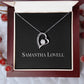 Endless Affection Necklace - 14k White Gold finish
