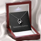 Endless Affection Necklace - 14k White Gold finish