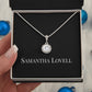 Enchanted Love Necklace - 14k White Gold finish