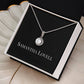 Enchanted Love Necklace - 14k White Gold finish