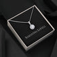 Enchanted Love Necklace - 14k White Gold finish