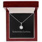 Enchanted Love Necklace - 14k White Gold finish