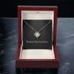 Entwined Paths Necklace - 14k White Gold finish