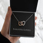 Union of Hearts Necklace - Rose Gold finish