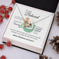 To my beloved, all the beautiful moments - Union of Hearts Necklace - Two Tone Rose Gold Finish