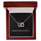 Union of Hearts Necklace - Rose Gold finish