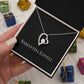 Endless Affection Necklace - 14k White Gold finish